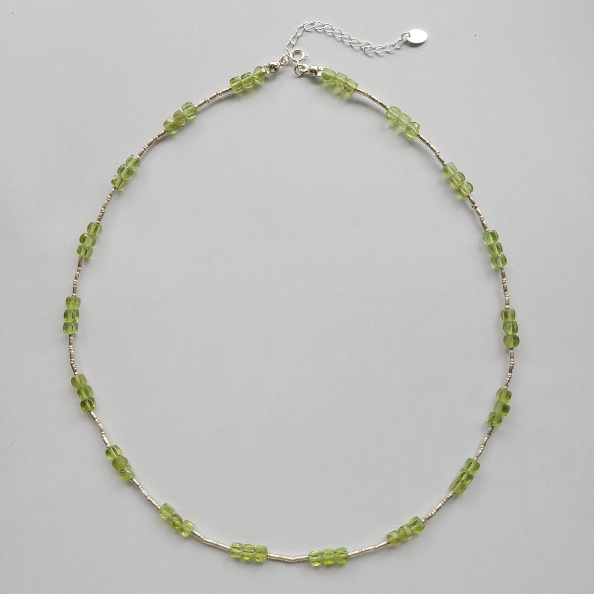 06. [clear green necklace]