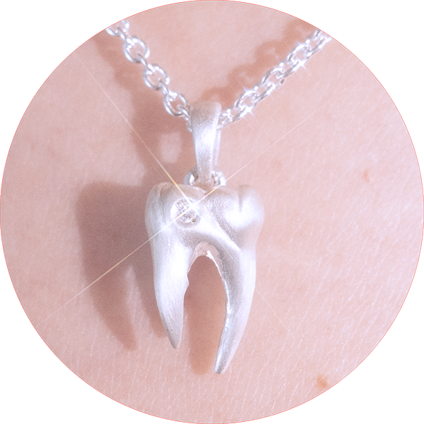 Toothgem Necklace (diamond)