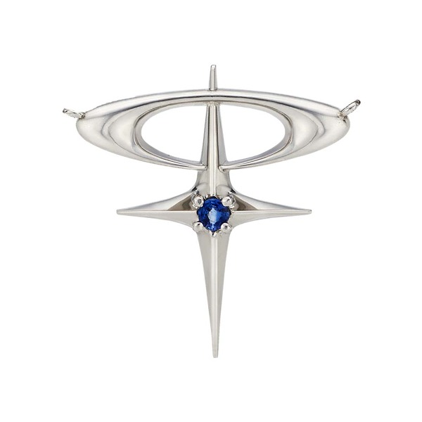 Logo Jewel Choker (Blue Sapphire)